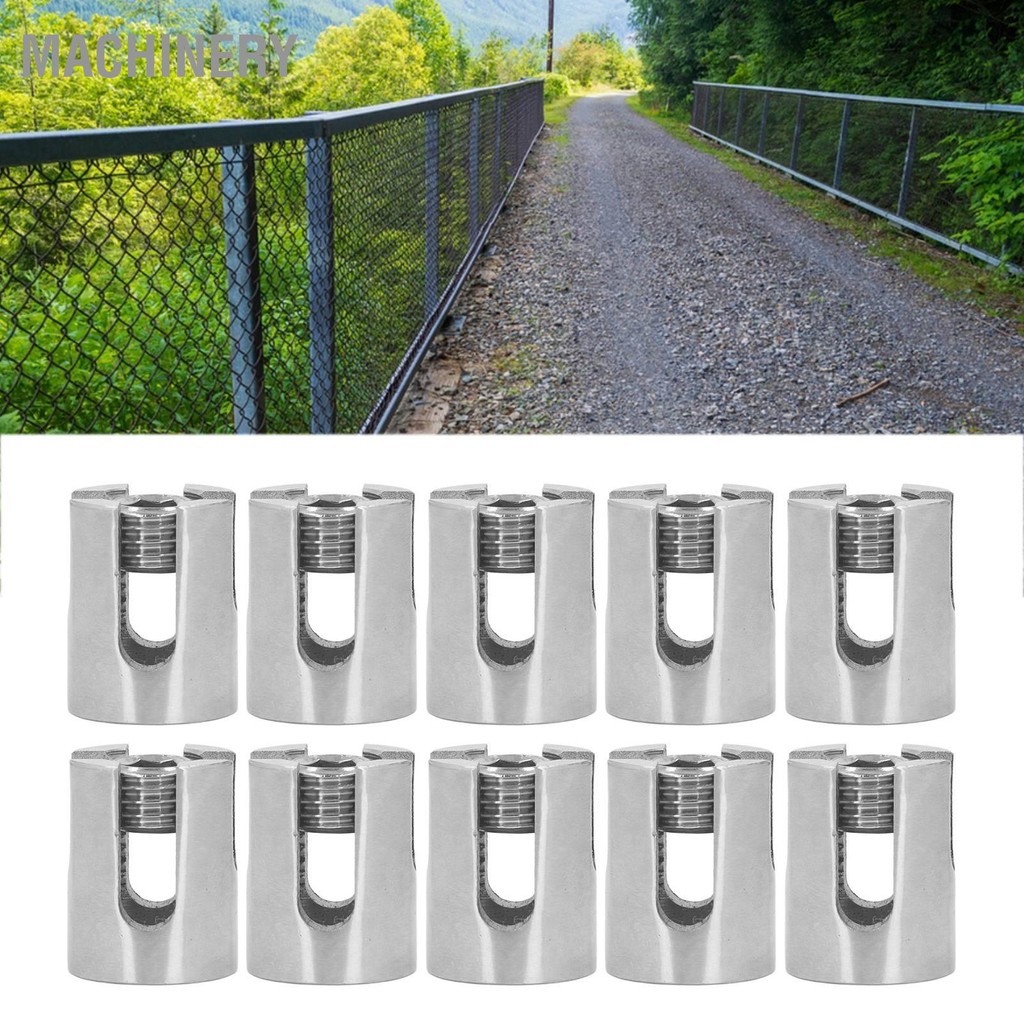 thumbnail image 2 of Hardware Specialist Stainless Steel Wire Rope Cross Buckle / Wire Rope Trellis Clamp - Hardware 2 of 12