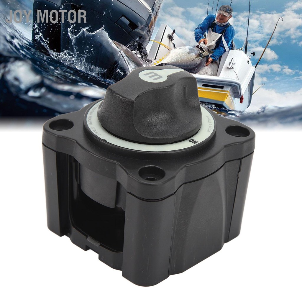 JOY Motor 300A Marine Battery Switch Single Circuit ON Off with Knob ...