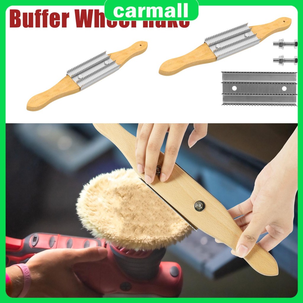 Buffing Wheel Rake 15 นิ้ว Sturdy Polishing Wheel Rake พร้อมเหล็กสํารอง ...