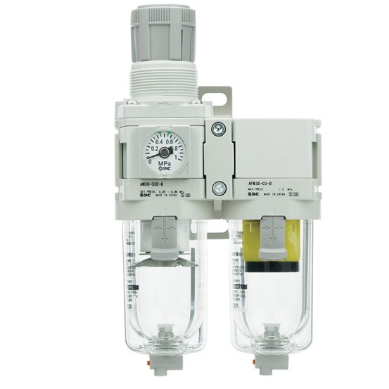 Modular Type Filter Regulator AC-A Series AC20A-02G-D กรองวาล์วลดแรงดัน ...