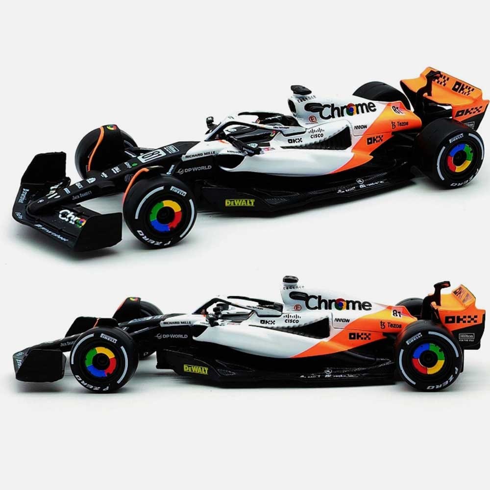 Burago 1:43 2023 F1 Mclaren Mcl60 #81 Oscar Piastri F1 Model