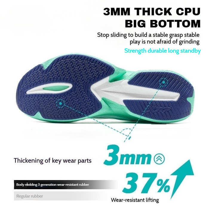 XTEP One Piece 3.0 Racing Marathon ผู้หญิงรองเท้าวิ่ง Exotic Nylon แผ่น Ultra-Stable สนับสนุน Rapidly Racing รองเท้าวิ่ง — รองเท้ากีฬา แบรนด์ Xtep ของแท้ 100% เช็คราคาจาก Shopee Lazada thumbnail 5