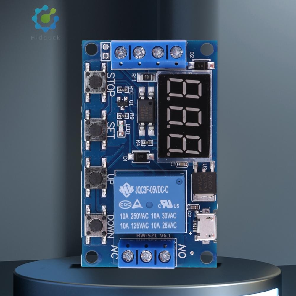 1 Way Cycle Timer Delay Trigger Disconnect Module 4 ปุ่มส่วนประกอบ ...