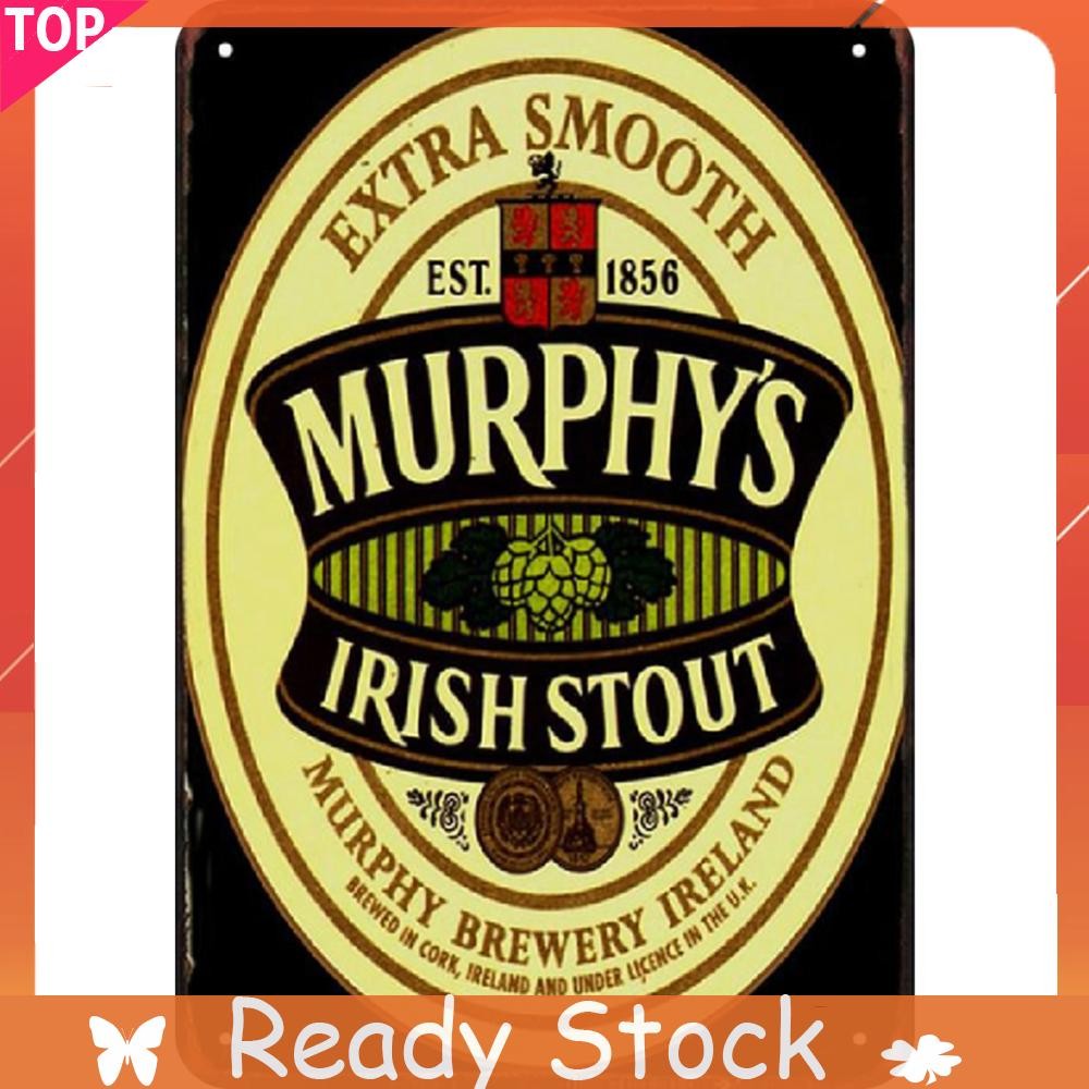 โลหะ Murphy s Tin Sign ภาพวาดเหล็กสี่เหลี่ยม Wall Home Bar Decor20x30 ...