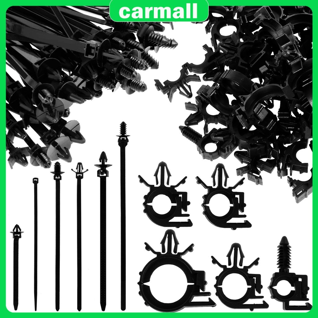 290 ชิ้นรถลวด Harness Routing คลิป Assortment Kit 5 ขนาดที่แตกต่างกัน ...