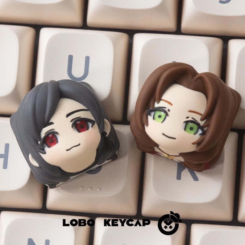 Final Fantasy VII Keycap น่ารักการ์ตูนสร้างสรรค์ MX Switch คีย์บอร์ดแบบ ...