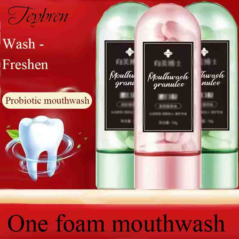 【TN】Probiotic Solid Toothpaste Portable Mouthwash Granules Teeth Powder ...