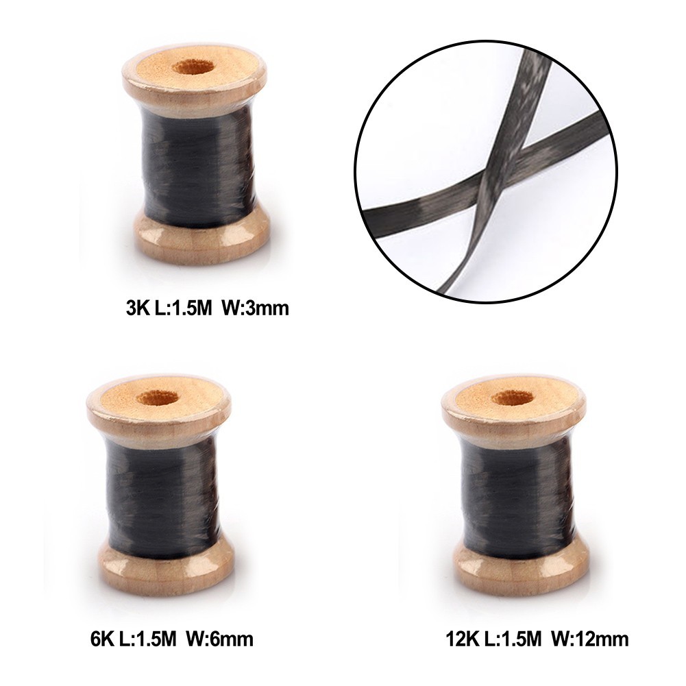 Lala_เบ็ดตกปลาคุณภาพสูงคาร์บอนไฟเบอร์ Binding Line Rod Guide Wrapping ...