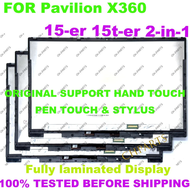 Schermo Touch LCD 15.6 Pollici Per HP Pavilion X360 15-ER Serie M45118-001 - Ricambio - Foto 2