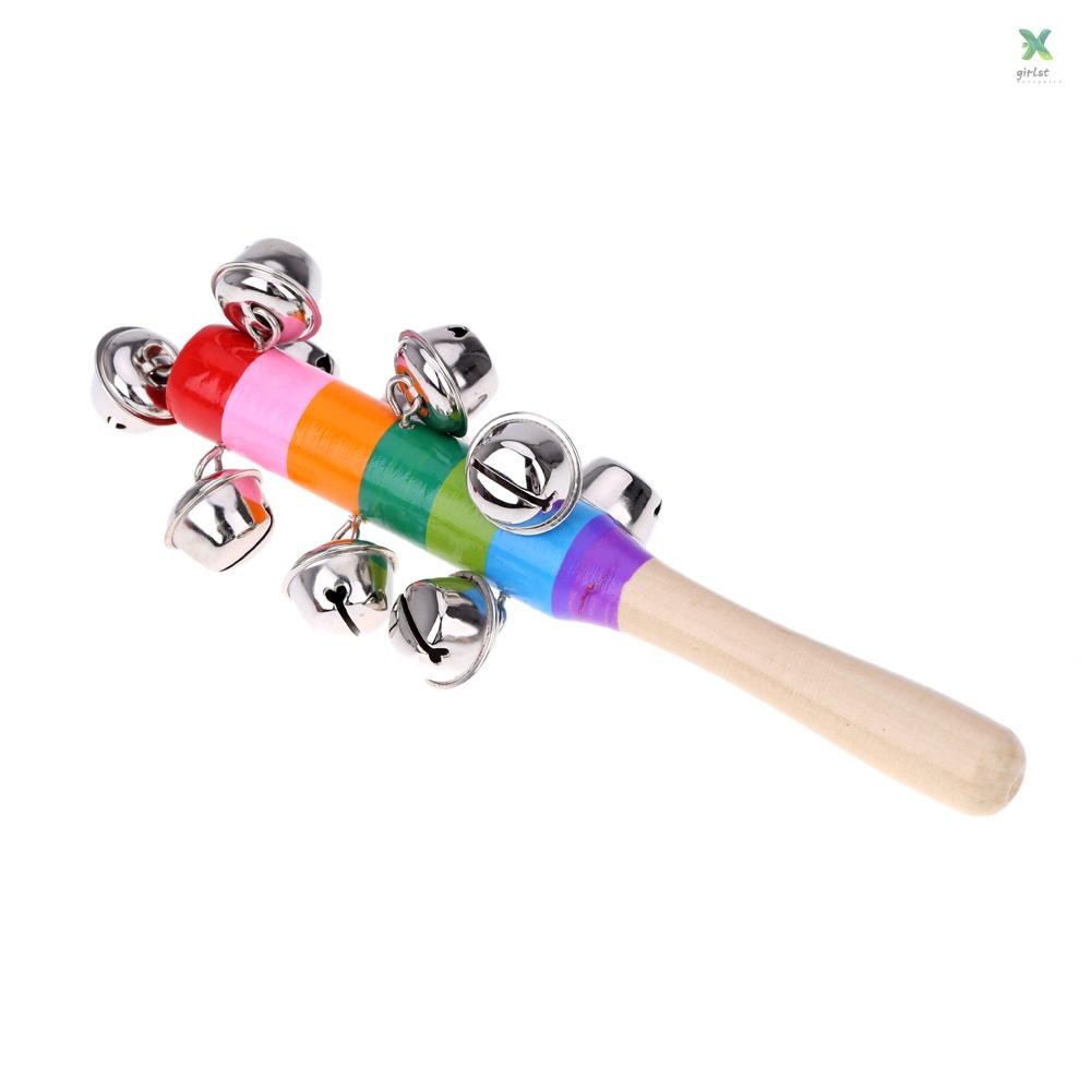 Held Bell Stick ไม้ 10 เครื่องกระทบดนตรี T Stick ไม้โลหะ Ball ...