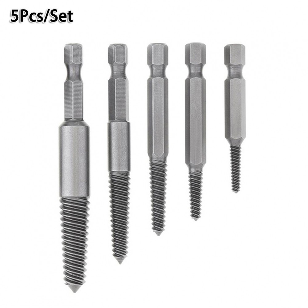 คุณภาพสูง Hex Screw Extractors เจาะ Bit Broken Bolt Remover Easy Out ...