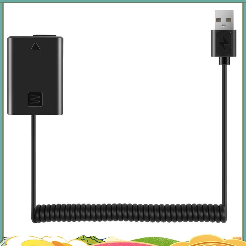 5x Cabo De Carregamento Usb Np-fw50 Dummy Battery Spring Wir | Frete grátis