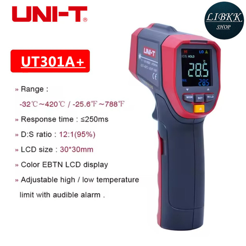UNI-T แท้ ส่งจากไทย UNI-T UT301A+ เครื่องวัดอุณหภูมิ เลเซอร์ อินฟราเรด ...