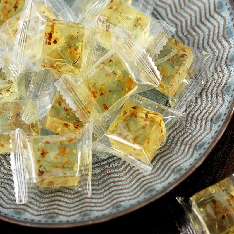 เค้กคริสตัล Osmanthus Osmanthus Lin Crystal Candy Osmanthus Crystal ...
