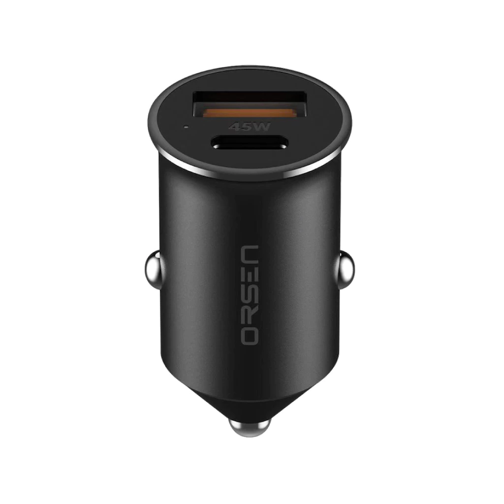 Orsen by Eloop C8 Mini Car Charger PD 45W ที่ชาร์จในรถ Type C QC 4.0 SCP FCP ของแท้100%