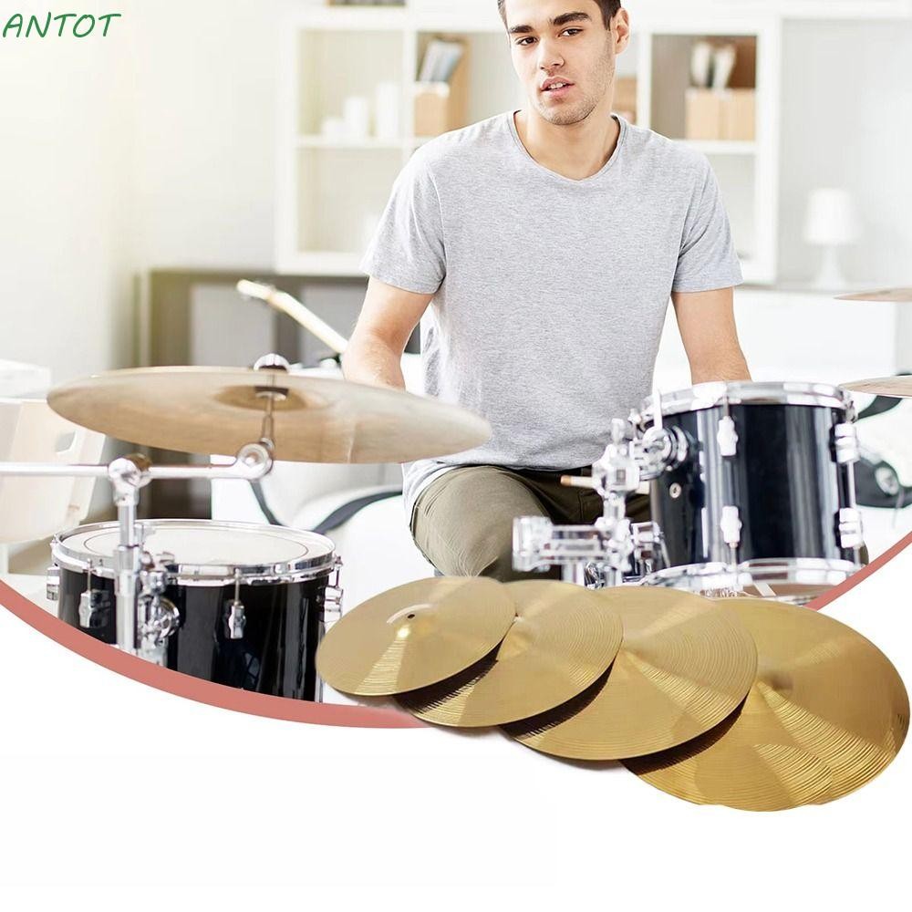 Brass Cymbals For Drums Kit Splash Crash Kide Hi-H... - Vicedeal