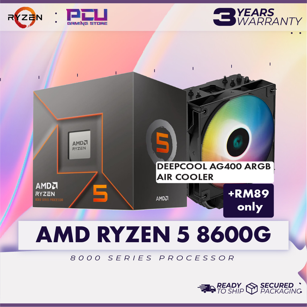 PCU LEGACY AMD RYZEN 5 8600G AM5 PROCESSOR BEST B650M MOTHERBOARD COMBO ...