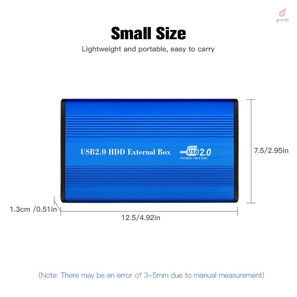 Usb2.0 ถึง IDE Hard Disk Case 2.5 IDE HDD Enclosure กล่องฮาร์ดดิสก์แบบ ...