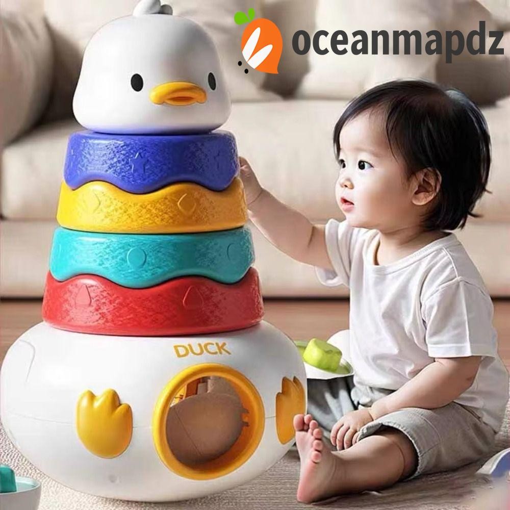 Oceanmapdz Stack Shaped Sorting Game, Figurines Stackable Duck Tumbler ...