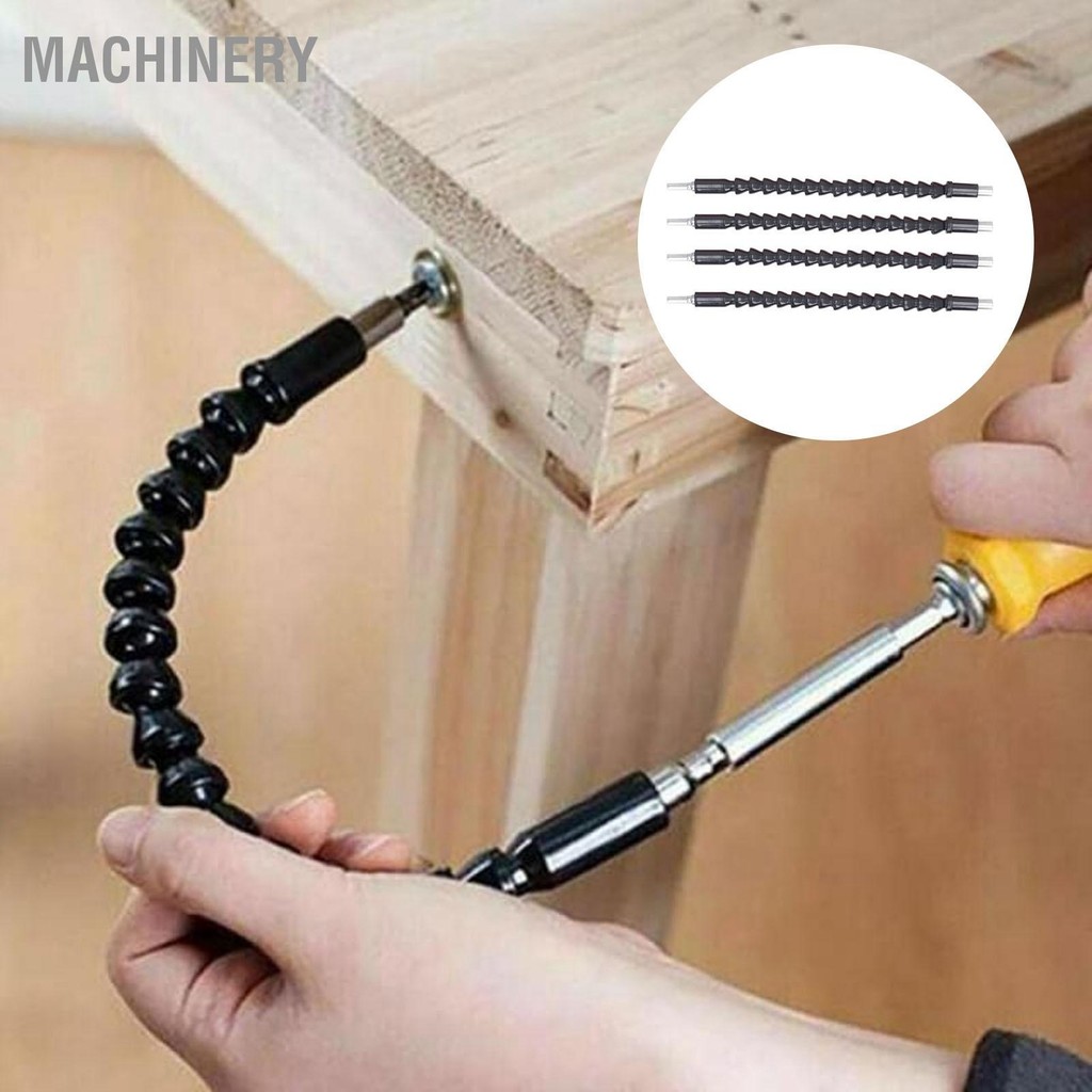 32 Pieces Flexible Drill Bit Extension Set Including 105° Right Angle Drill Attachent 1/4, 3/8 - View #7
