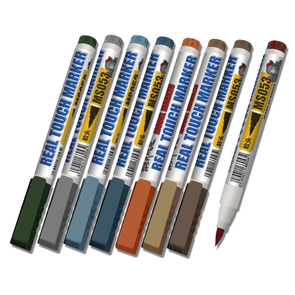 Real Touch Marker Soft Tip Fading ชุดปากกาสําหรับ Aging Gundam Gunpla ...