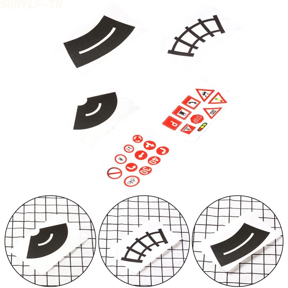 Trendy and Unique Railway Train Curve Stickers DIY Road Traffic ...