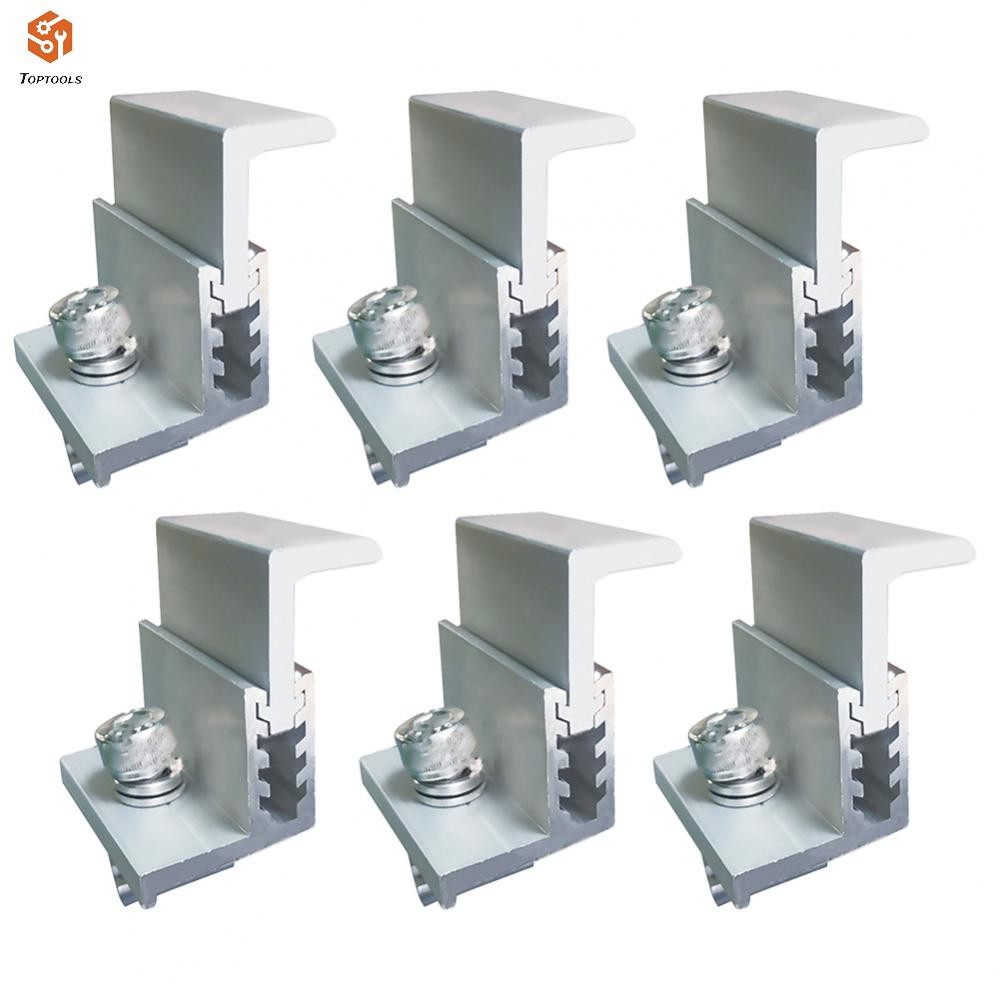 คุณภาพ Engineered Z Bracket End Clamps สําหรับแผงโซลาร์เซลล์ แพ็ค 6 ตัว ...