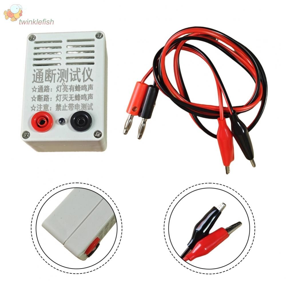 9V Buzzer Tester วัสดุ ABS ขนาดมือถือไฟแสดงสถานะ Loop Current 20ma ...