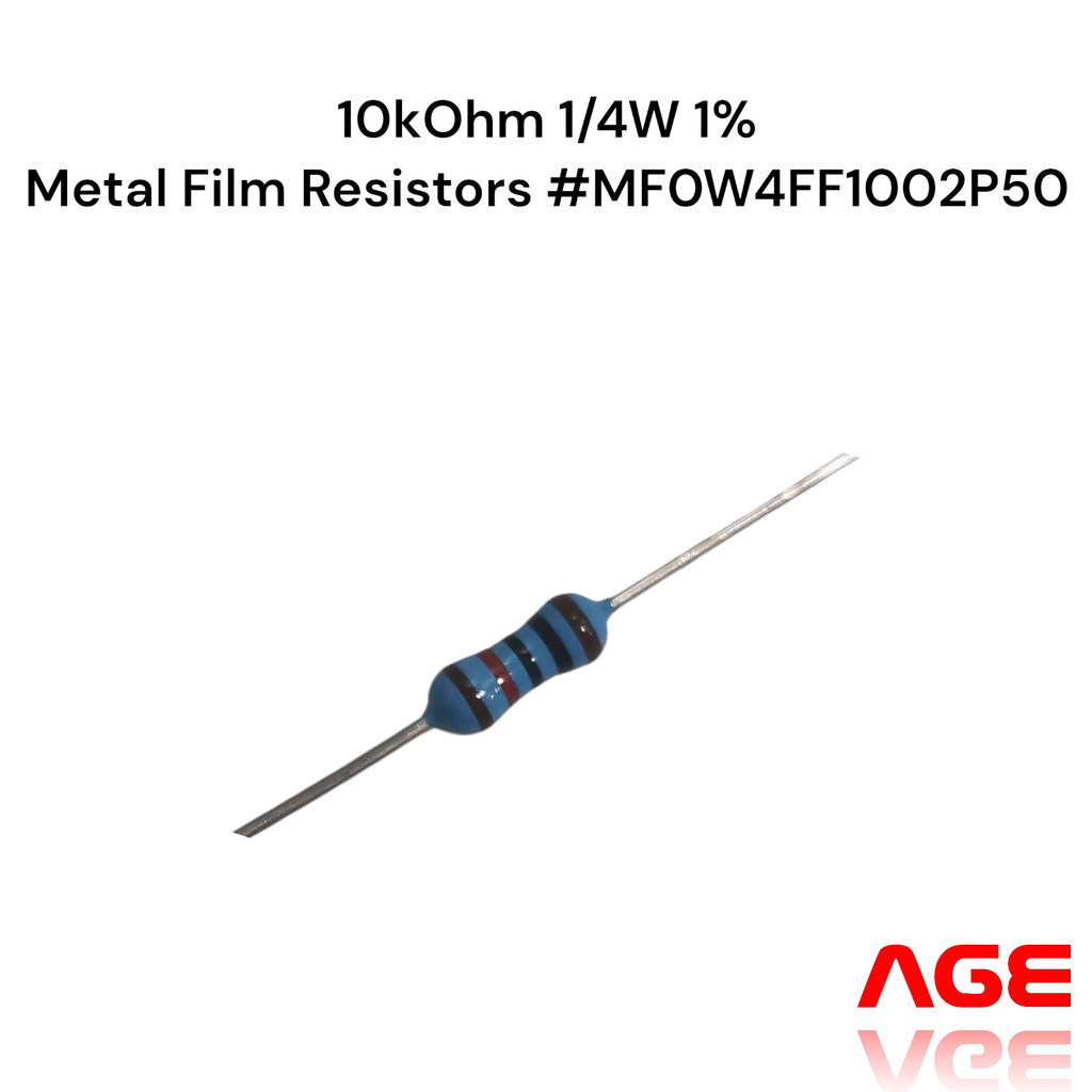 100 Resistenze A Film Metallico Philips 332 Ohm 1/4W 1% – SFR55D332RF – Su Nastro Tagliato