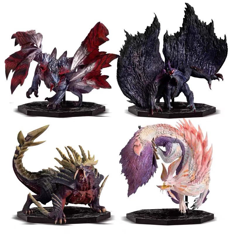 Capcom ของแท้ Monster Hunter CUBE CFB Black Eclipse Dragon Fox Bubble ...