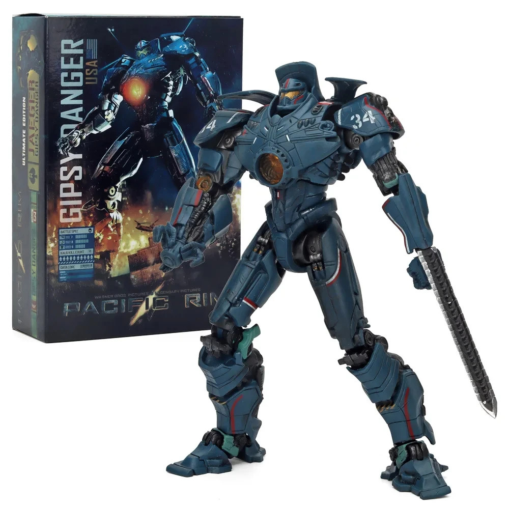 Figurine Pacific Rim 2 - Obsidian Fury / Gipsy Wanderer Mecha, PVC Détail Cinéma