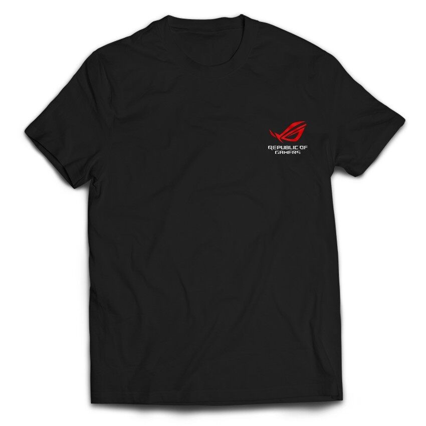 ROG Republic Of Gamers ASUS Games เสื้อยืดโลโก้เสื้อยืดเสื้อผ้า ROG ...