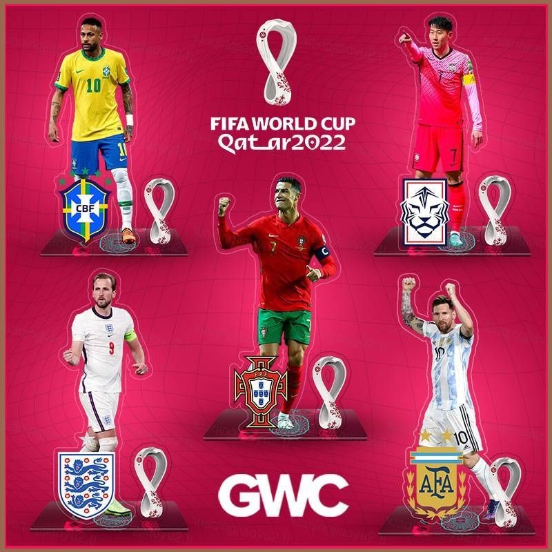 2022 FIFAกาตาร์ฟุตบอลโลกฟุตบอลดาว Neymar Azhar Messi Cairo ของเล่นโต๊ะ ...