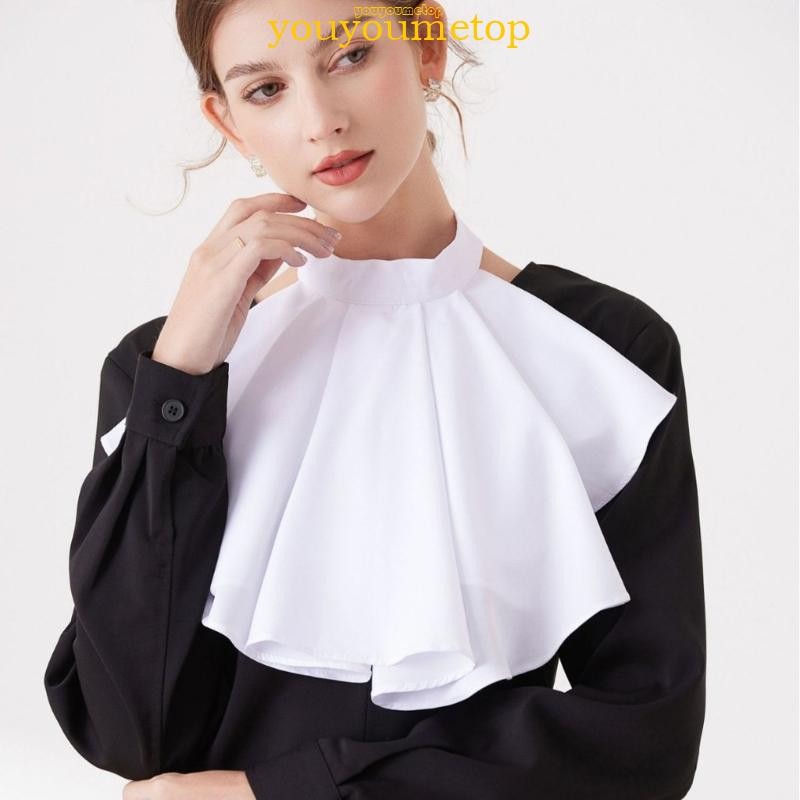 Youyo Ruff Collar Ruffled ข้อมือ Renaissance Collar สําหรับเล่นอุปกรณ์ ...