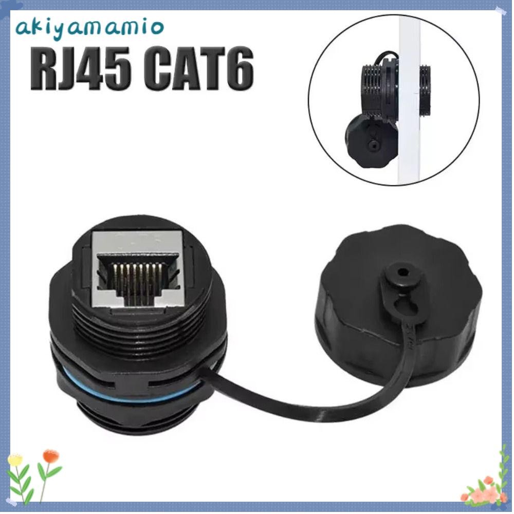 AKIYAMAMIO RJ45 Connector, IP68 กันน้ํา Shielded Cat6A RJ45 Connector ...