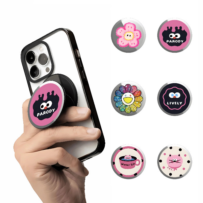 Sunshine Cat Originality ที่วางโทรศัพท์ Kickstand น่ารักการ์ตูน ...