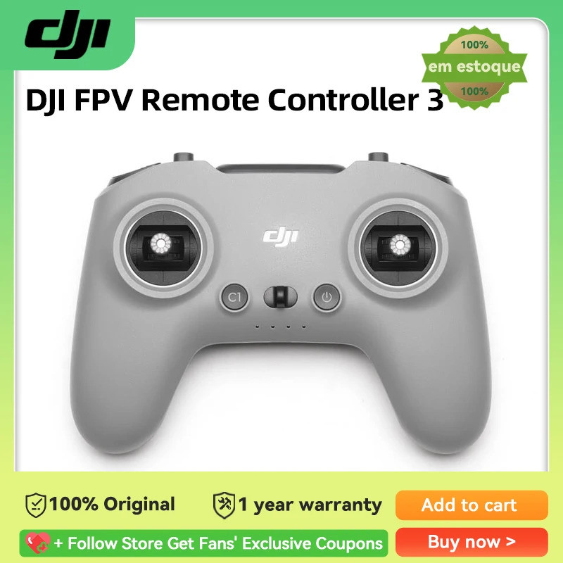 Dji FPV Remote Controller 3 การใช้เวลา 10 ชั่วโมง เวลาการชาร์จ 2 ...