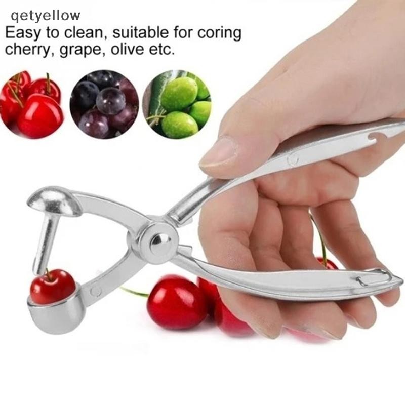 Snocciolatore Per Olive E Ciliegie In Plastica E Acciaio, Colore Viola - Gadget Da Cucina