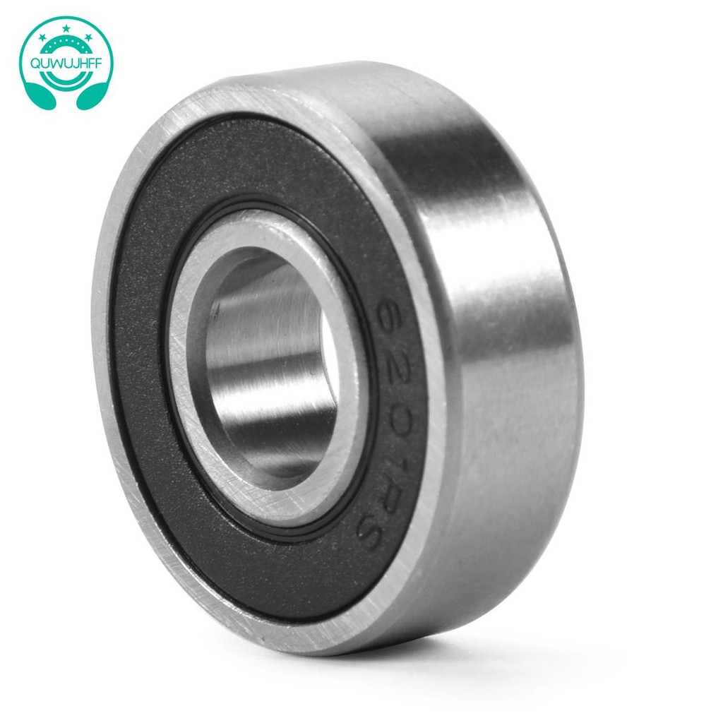 Uxcell 24mm X 12mm X 6mm Flanged Ball Bearing - Silver Tone Shielded Deep Groove Bearing For Bike, Scooter, Machinery - View #5