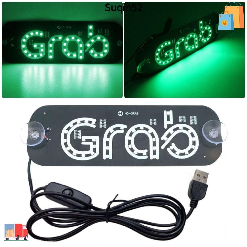 Suqin52 โคมไฟสัญญาณรถยนต์, แผงสัญญาณ Beacon Grab LED Taxi Light, กระจก ...