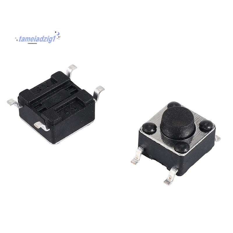 50 ชิ้น 6x6x5 มม. 4-Pin DIP Through Hole Momentary Tactile Push Button ...
