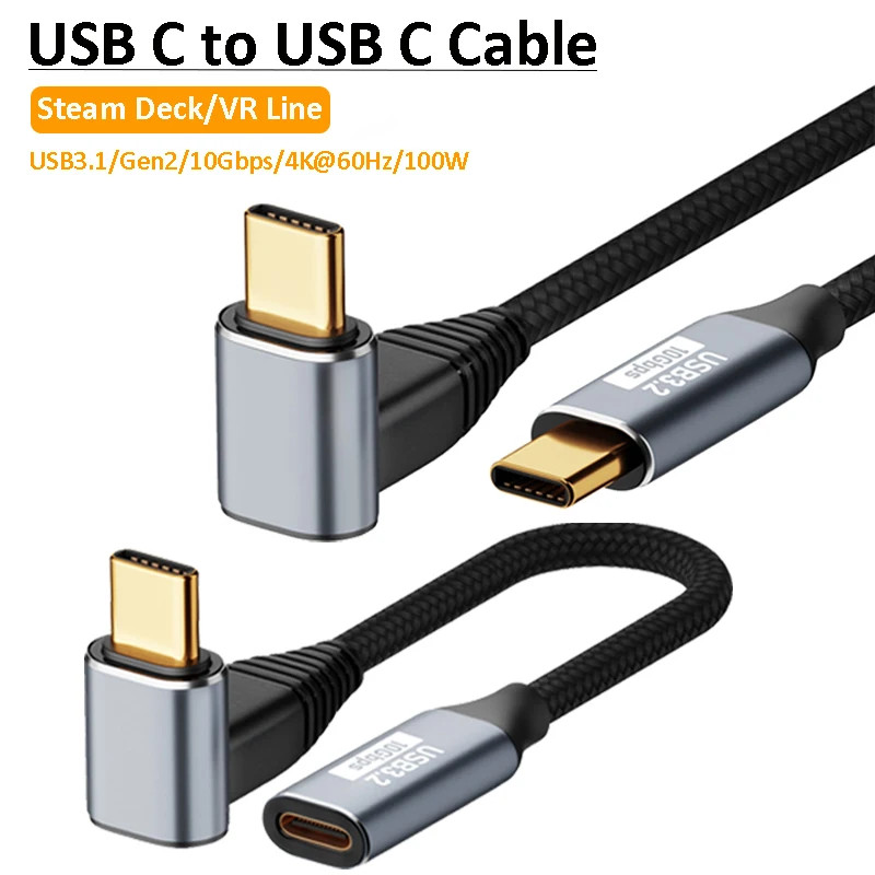 Usb 3.2 PD3.1 สาย USB C ถึง Type C Gen 3 40Gbps 8K @ 60Hz Fast Charging ...