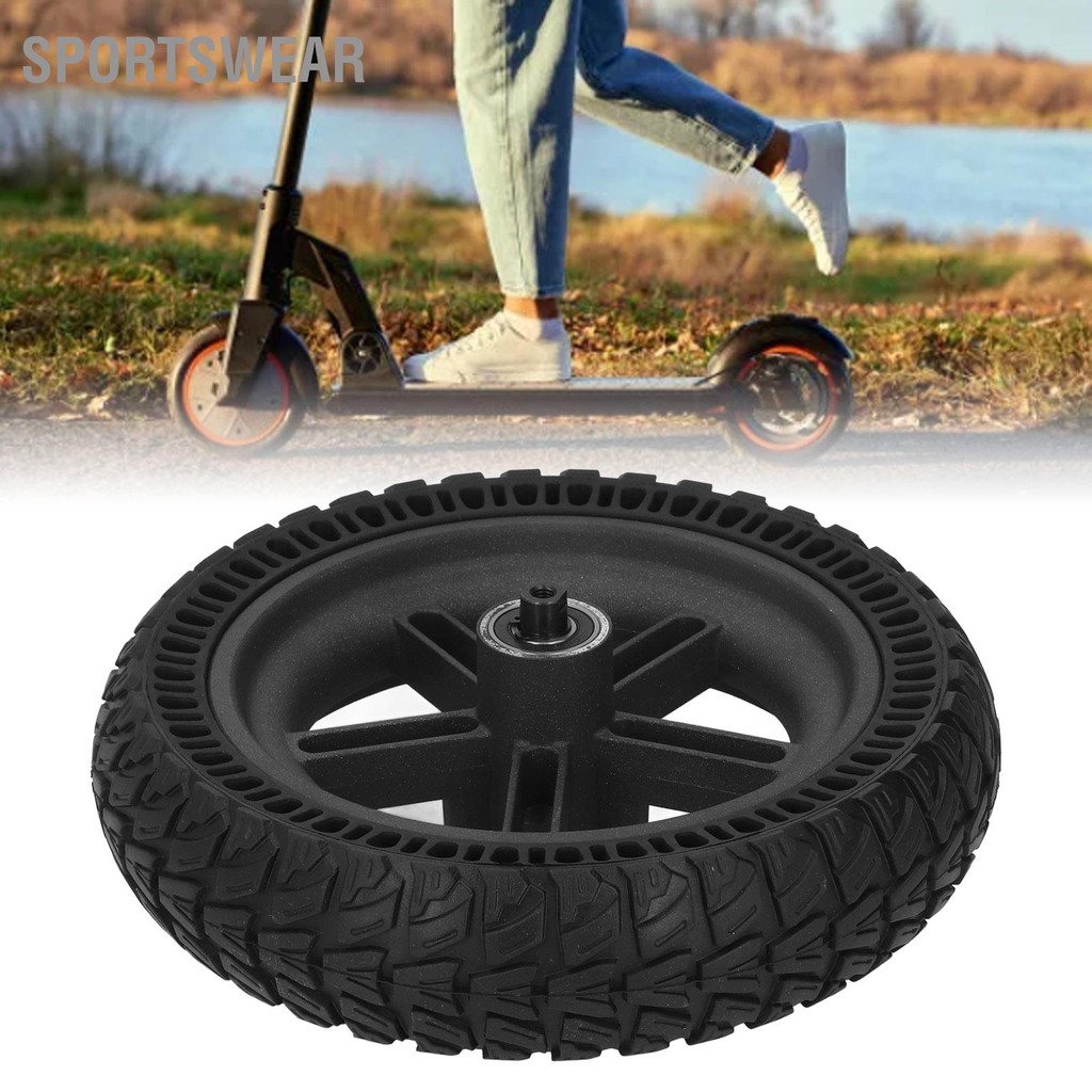 Sportswear Electric Scooter Rear Wheel 9 Inches Solid Tire Hub Set for ...