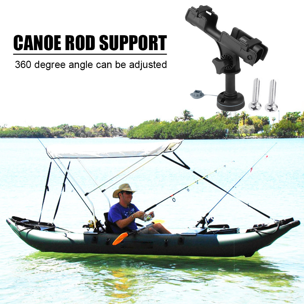 ปรับ Raft Fishing Tool Rod Holder Pole Mount Fixed Bracket Fishing ...