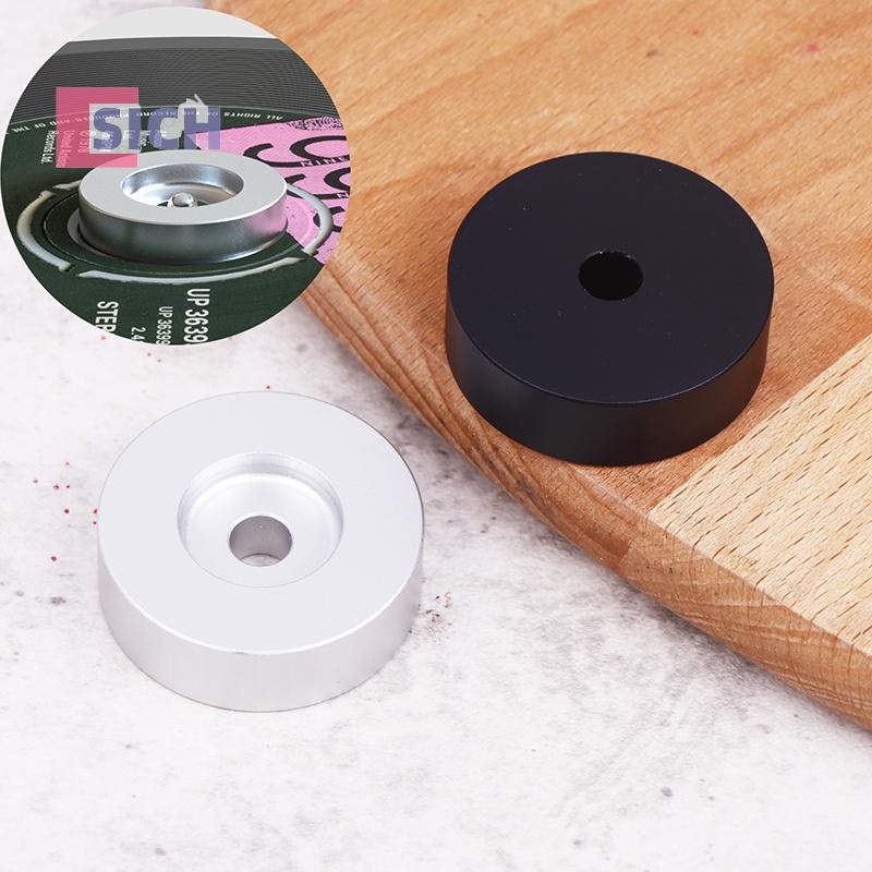 [Sich] 45 RPM Turntable Adapter อลูมิเนียม 7 นิ้วแผ่นเสียงแผ่นเสียง ...