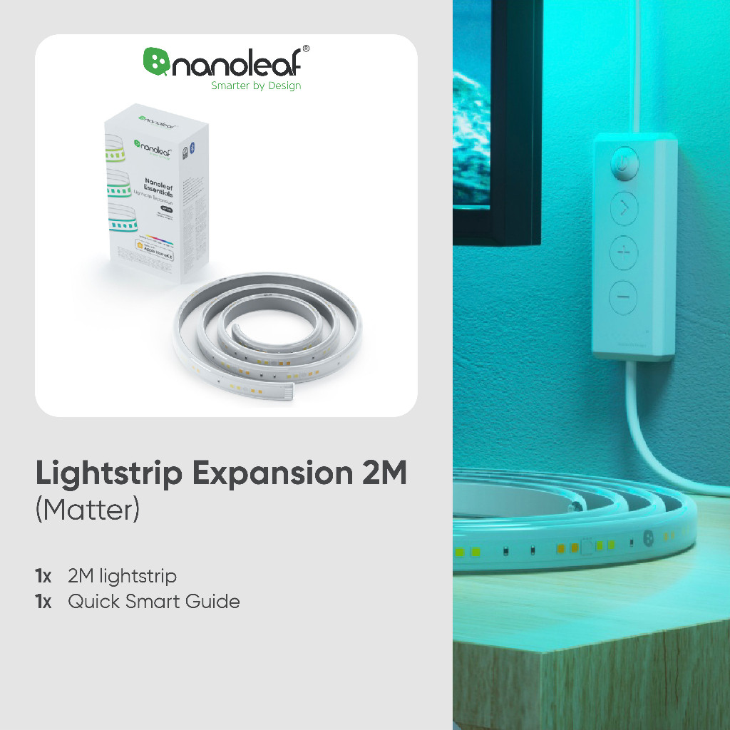 ไฟเส้นอัจฉริยะ Nanoleaf Lightstrip Expansion 2M (Matter)(NF080E00-2LS ...