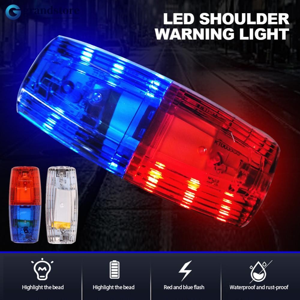 GSE Led ไฟเตือนไหล่คลิปแสงสุขาภิบาลคนงานความปลอดภัยตระเวนปลุกสัญญาณแฟลช ...
