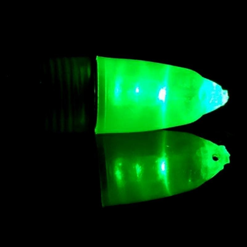 [DB] 10 ชิ้น/เซ็ต Led Luminous Fishing Bells Alarm คลิปพลาสติก Night ...