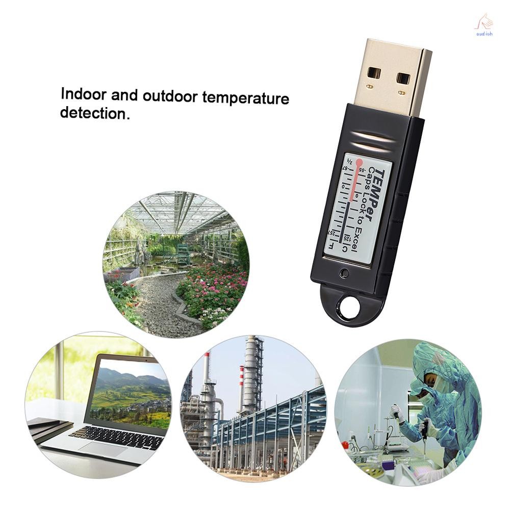PCsensor USB เครื่องวัดอุณหภูมิเซ็นเซอร์อุณหภูมิข้อมูลเครื่องบันทึก ...