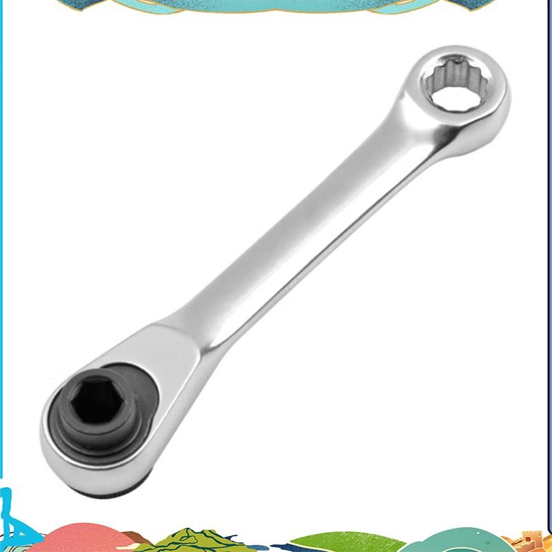 Mini 1/4 Double Ended Quick Socket Ratchet ประแจ Rod ไขควงเครื่องมือ ...